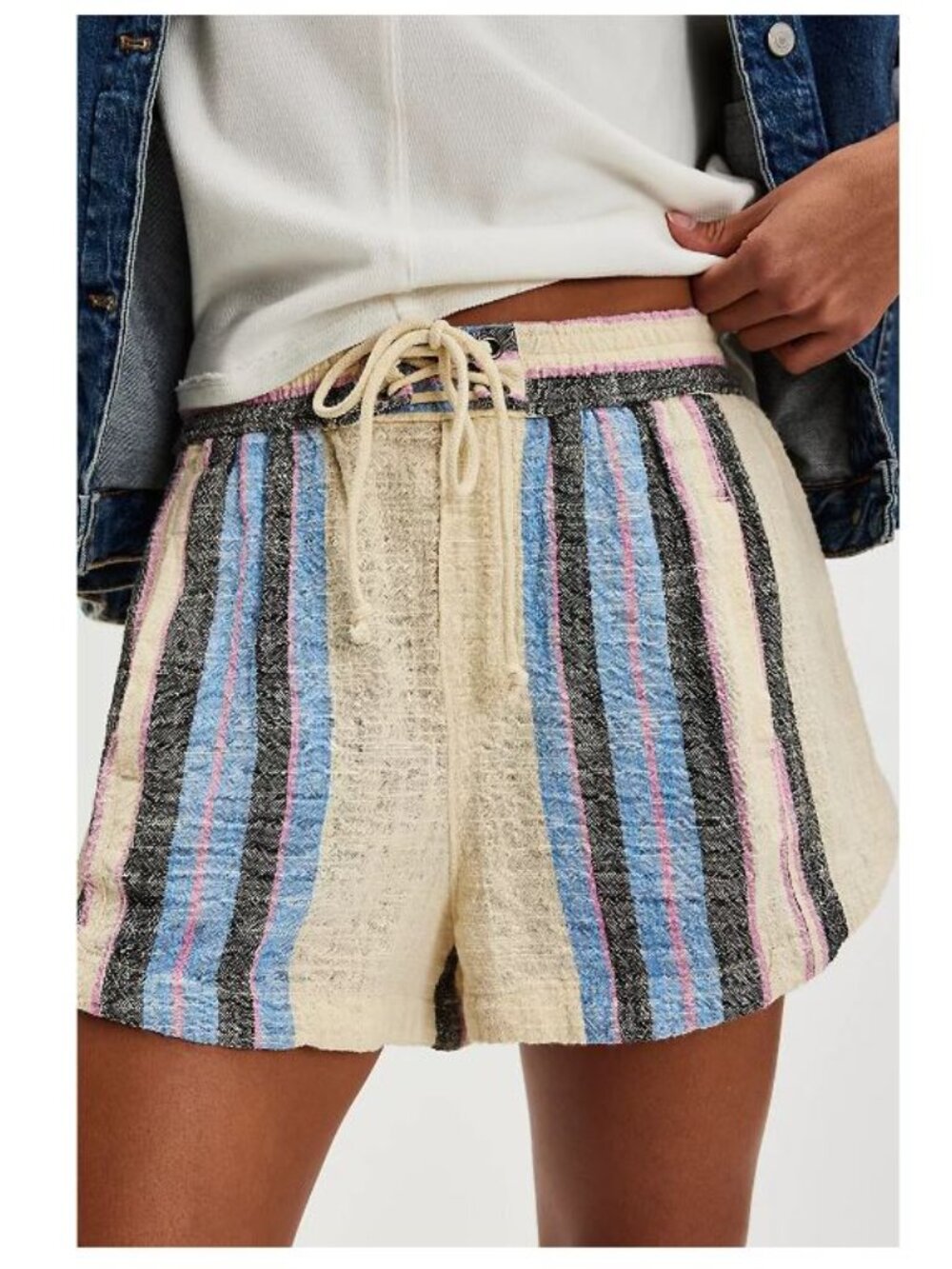 Free People Cotton Kalli Board Shorts | M